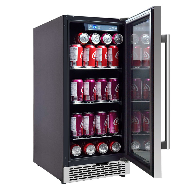 OEM小型ドリンクバー冷蔵庫 カスタム冷蔵庫 ガラス扉飲料ク - Wine Beer Dual Zone のレビューと価格