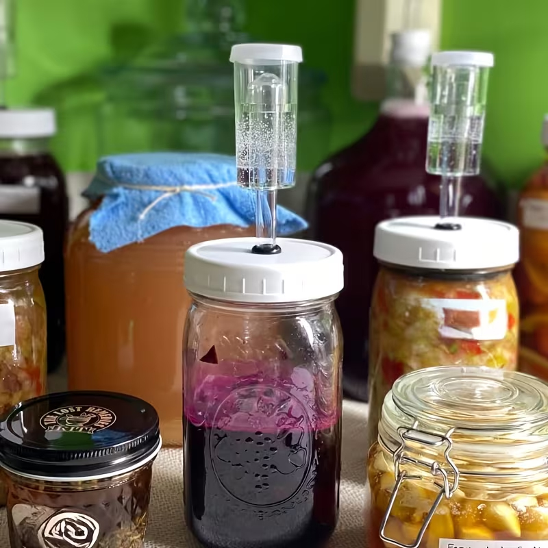 S字型エアロック、食品グレードのグロメット付き、自家醸造用バ - Wine Beer Making Supplies のレビューと価格