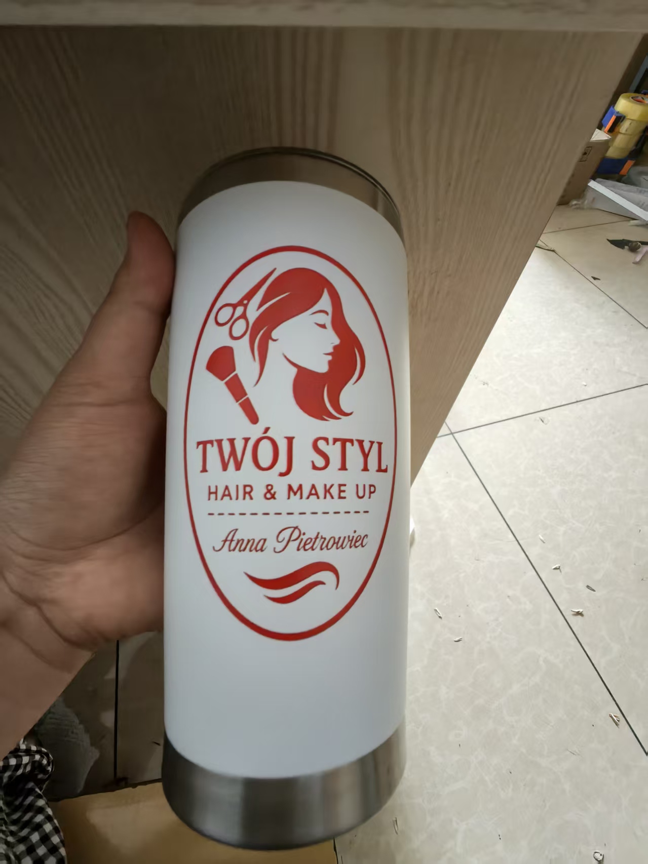 ロゴ入り20オンスワインサーマルビールマグクールコールドアイ - Wine Beer Coffee のレビューと価格