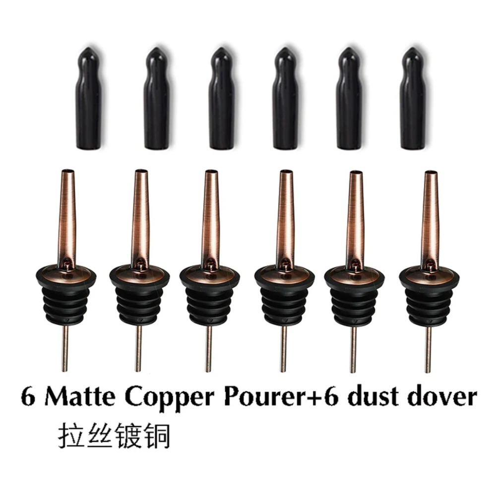 6 個のステンレス鋼ワイン注ぎ口ストッパーボトル注ぎ口ストッ - Bottle Stopper Set のレビューと価格