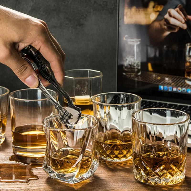 透明手作りワイングラスヨーロッパクリスタル水ビールウイスキー - Wine Beer Spirits のレビューと価格