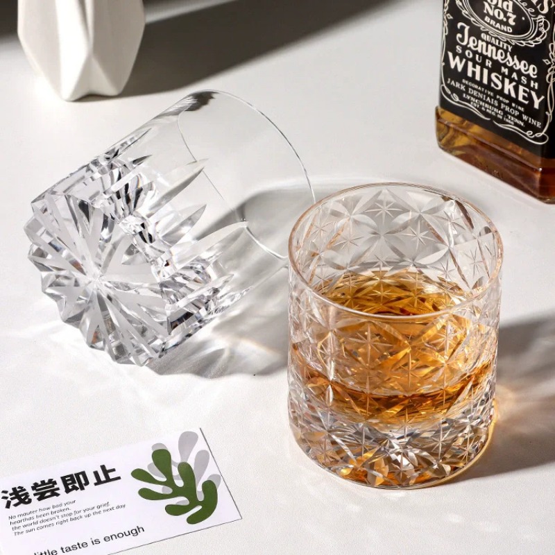 手作りウイスキーグラス 江戸カットクリスタルグラス ライトラ - Wine Beer Spirits のレビューと価格