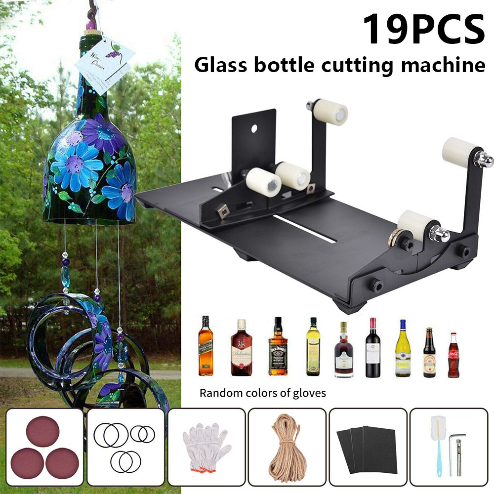 19 個ガラスボトルカッターツール正方形ラウンドワインビール - Wine Beer Spirits のレビューと価格