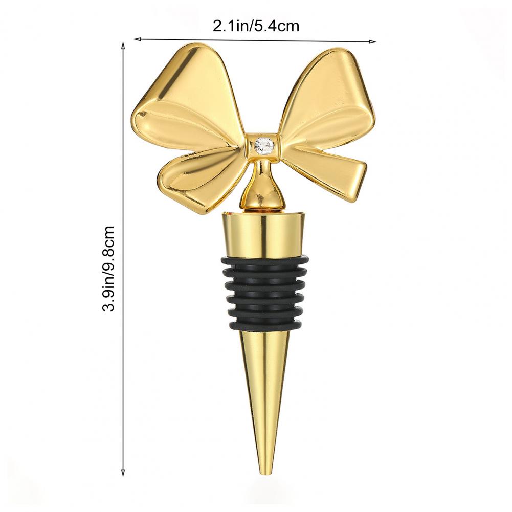 ワインストッパー リボンデザイン シリコン製ワインストッパー - Bottle Stopper Set のレビューと価格
