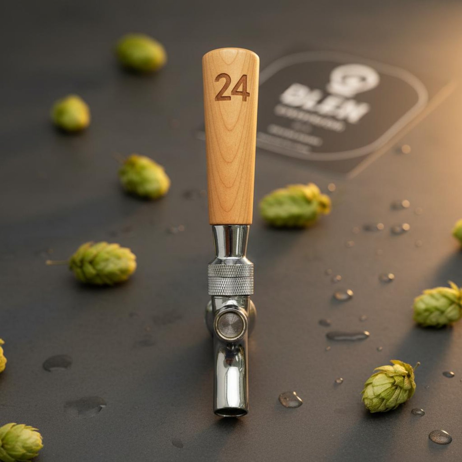 短い木製ビールハンドル、無垢材木製ビールタップハンドルバーア - Wine To Beer のレビューと価格