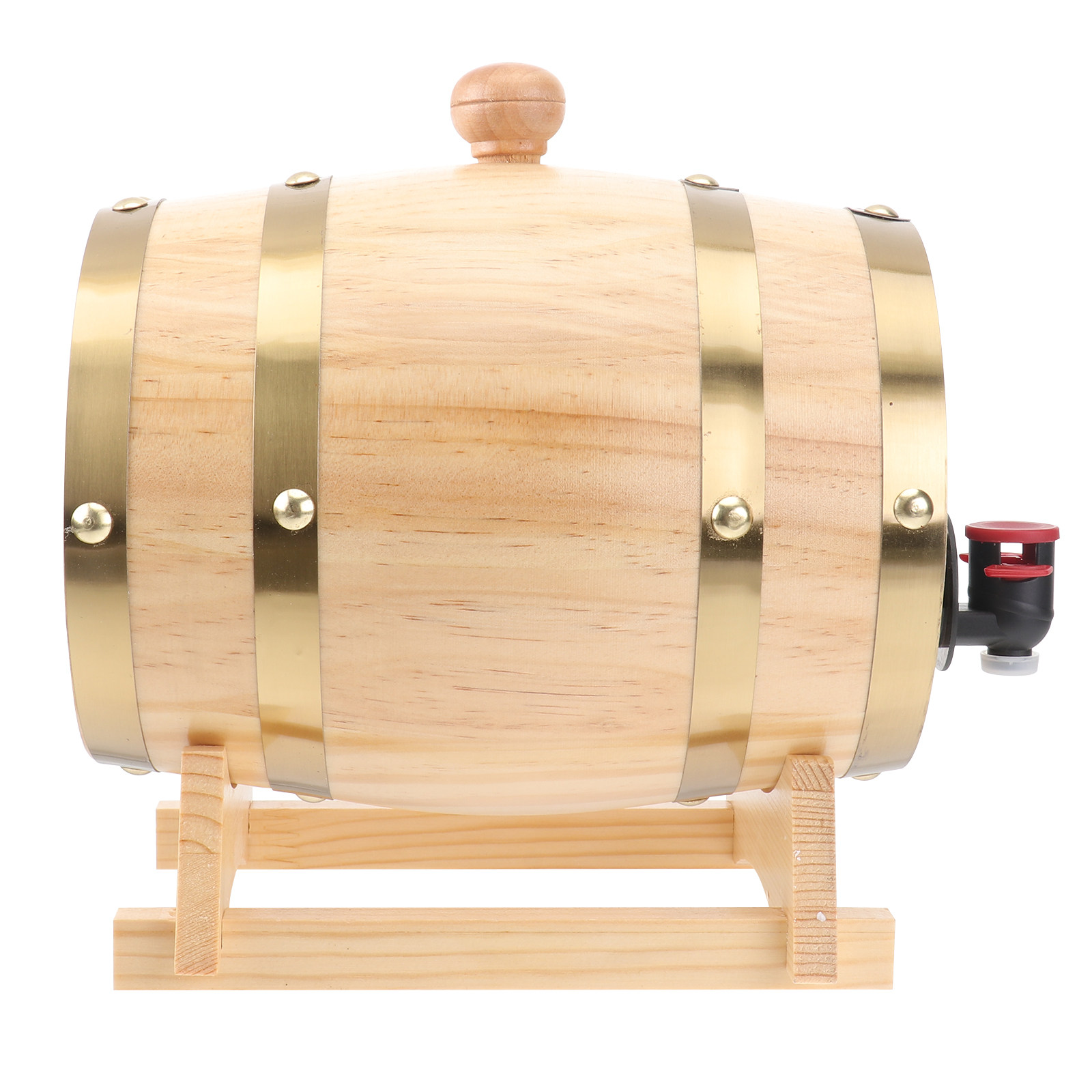 手作りのオーク材ワイン樽セット（スタンド、栓、スピゴット付き - Wine Beer Spirits のレビューと価格